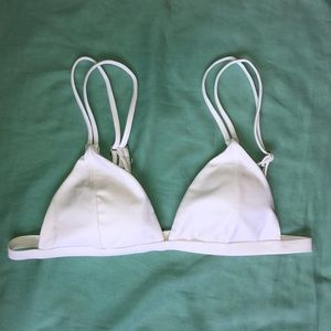 White Bikini Swimsuit top